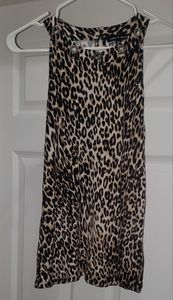 Animal print tank top